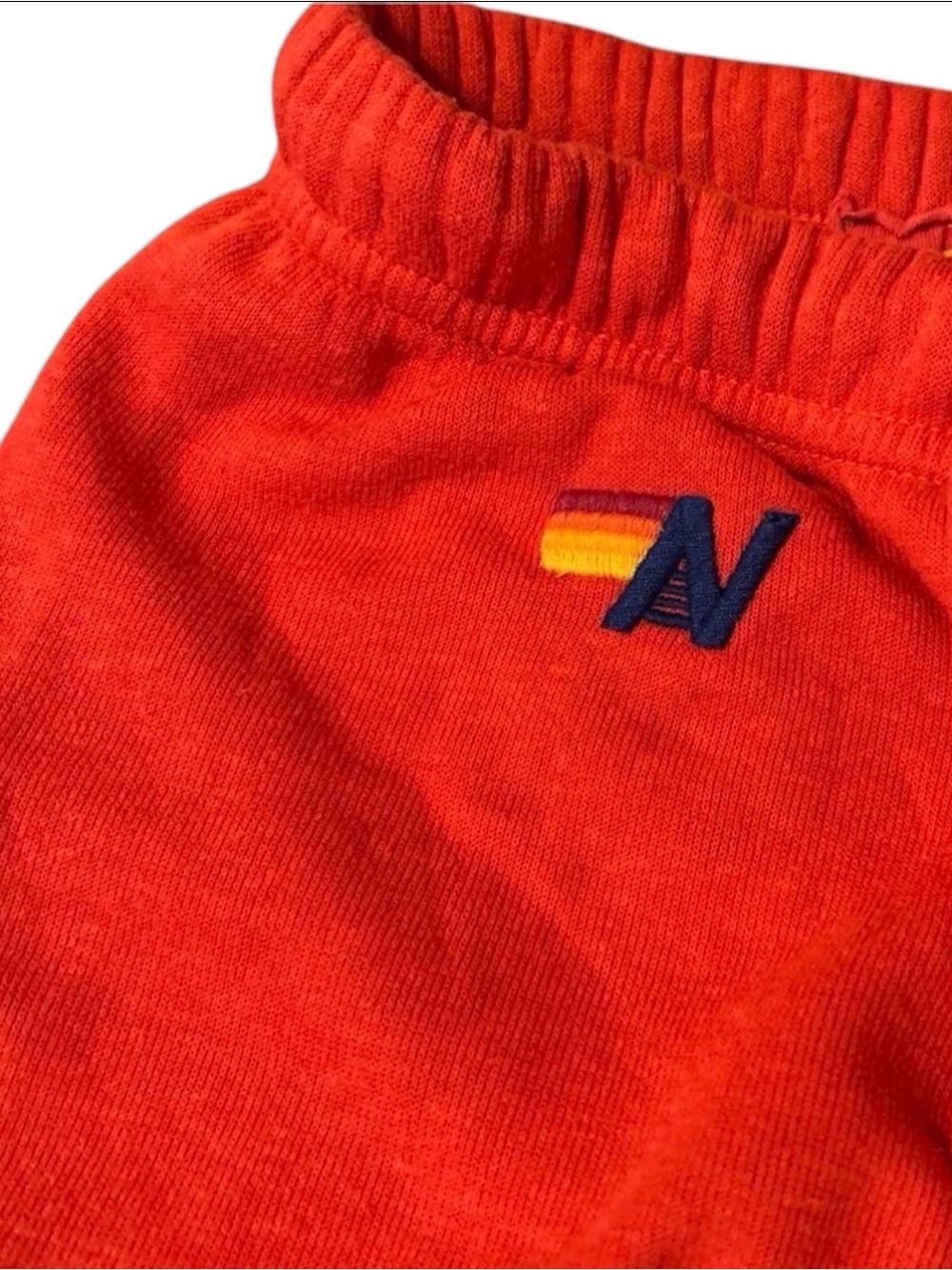 Aviator Nation Lightning Bolt Sweatpants Red & Black Joggers Size Large NEW - Picture 5 of 6